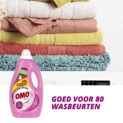 Omo Kleur Vloeibaar Wasmiddel - 80 Wasbeurten - Voordeelverpakking -Schoonmaakmiddelen 1200x1200 580