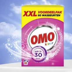 Omo Kleur XXL Waspoeder Voor De Gekleurde Was - 80 Wasbeurten 25 Omo Kleur XXL Waspoeder Voor De Gekleurde Was - 80 Wasbeurten -Schoonmaakmiddelen 1200x1200 643