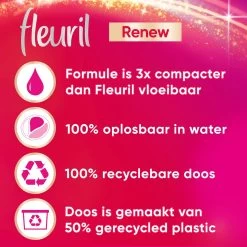 Fleuril Renew Color Caps - Wasmiddel Capsules - Voordeelverpakking - 8 X 12 Wasbeurten 23 Fleuril Renew Color Caps - Wasmiddel Capsules - Voordeelverpakking - 8 X 12 Wasbeurten -Schoonmaakmiddelen 1200x1200 732