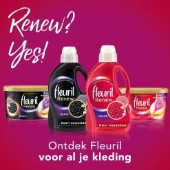 Fleuril Renew Color Caps - Wasmiddel Capsules - Voordeelverpakking - 8 X 12 Wasbeurten 25 Fleuril Renew Color Caps - Wasmiddel Capsules - Voordeelverpakking - 8 X 12 Wasbeurten -Schoonmaakmiddelen 1200x1200 734
