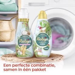 Robijn Kokos Sensation Wasmiddel En Wasverzachter - 57 Wasbeurten - Voordeelverpakking -Schoonmaakmiddelen 1200x1200 743