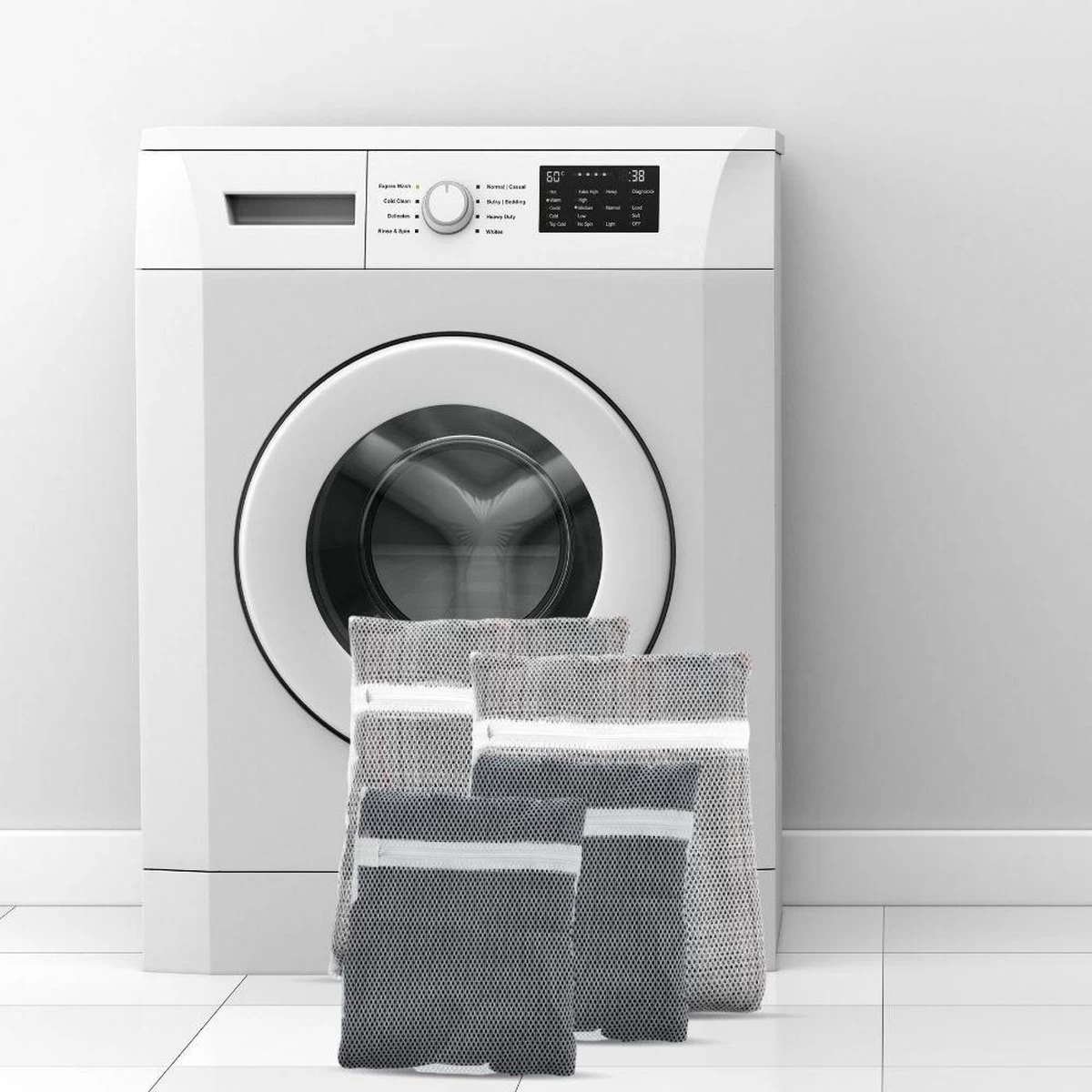 Orange85 Waszak - 4-Delige Set - Lingerie - Bh - Kleding - Met Ritssluiting - Waszakje - Groot - Klein - Wasgoed - Wasmachine - Wasnet - Polyester - Laundry Bag 5 Orange85 Waszak - 4-Delige Set - Lingerie - Bh - Kleding - Met Ritssluiting - Waszakje - Groot - Klein - Wasgoed - Wasmachine - Wasnet - Polyester - Laundry Bag - Afbeelding 3