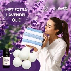 Merkloos Droger Ballen XL 6 Stuks Inclusief Lavendelolie – Zero Waste Dryer Balls - Duurzaam – Wasverzachter – Herbruikbare Drogerballen – Droogt De Was Sneller – Tiny Panda 20 Merkloos Droger Ballen XL 6 Stuks Inclusief Lavendelolie – Zero Waste Dryer Balls - Duurzaam – Wasverzachter – Herbruikbare Drogerballen – Droogt De Was Sneller – Tiny Panda -Schoonmaakmiddelen 1200x1200 912