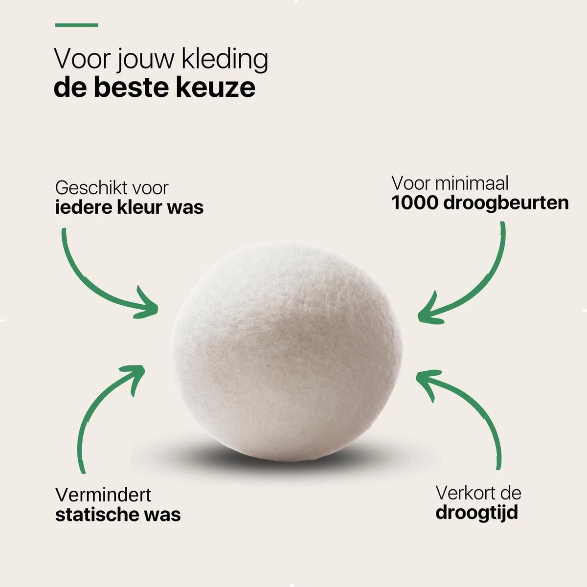 Tenify 6 XL Drogerballen + Extra Lavendel Olie - Wasbollen - Duurzaam - Schaapswol - Wasverzachter - Wasdrogerballen - Herbruikbare Droogballen - Energie Besparen 11 Tenify 6 XL Drogerballen + Extra Lavendel Olie - Wasbollen - Duurzaam - Schaapswol - Wasverzachter - Wasdrogerballen - Herbruikbare Droogballen - Energie Besparen - Afbeelding 9