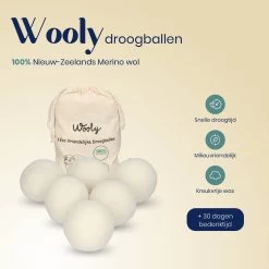 Wooly Drogerballen - 6 Wasdroger Ballen - Duurzaam - Wol - Herbruikbare Wasballen - Wasbol - Wasverzachter -Schoonmaakmiddelen 1200x1200 935