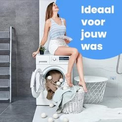 DRYQUICK Drogerballen- Wasbollen- Duurzaam Schapenwol - Herbruikbaar- 6 XL Wasballen Wit 16 DRYQUICK Drogerballen- Wasbollen- Duurzaam Schapenwol - Herbruikbaar- 6 XL Wasballen Wit -Schoonmaakmiddelen 1200x1200 954