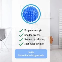Wasdroger Ballen - Wasbol - Droogballen - Wasbal - Wasballen - Drogerballen - Wasballen Voor Wasmachine - 4 Stuks -Schoonmaakmiddelen 1200x1200 969