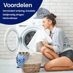 Drogerballen 6 Stuks - Wasbol - Droogballen - Herbruikbare Wasbollen - Wasverzachter - Wasdrogerballen - Doseerbol -Schoonmaakmiddelen 1200x1200 977