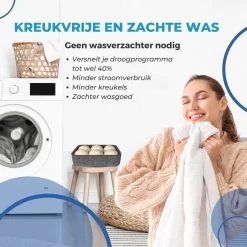 ANATURES Wollen XL Drogerballen 6 Stuks In Opbergmand – Herbruikbare Droogballen Wasdroger – Nieuw Zeelands RWS Schaapswol - Wasdrogerballen Duurzaam – Natuurlijke Wasverzachter -Schoonmaakmiddelen 1200x1200 988