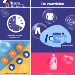 Salivio Laundryballs - 8x Wasbol Set - Huisdieren Haar Verwijderen - Wasbollen - Drogerballen - Energiebesparend - Wasverzachter - Milieuvriendelijk Wassen -Schoonmaakmiddelen 1200x1200 993