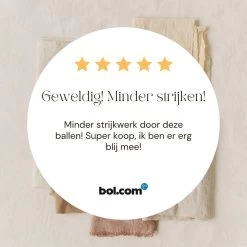 Miki's Goods® XL Wollen Drogerballen 6 Stuks - Panda Wasballen - Duurzaam - Wasbol - 100% Nieuw-Zeelandse Schapenwol - Wasbollen - Herbruikbaar- Droogballen - Snellere Droogtijd - Zuigt Dierenharen Op -Schoonmaakmiddelen 1200x1200 994