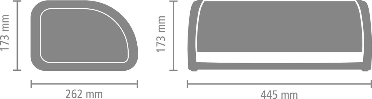 Brabantia Broodtrommel - Met Schuifdeksel - Matt Black 7 Brabantia Broodtrommel - Met Schuifdeksel - Matt Black - Afbeelding 5