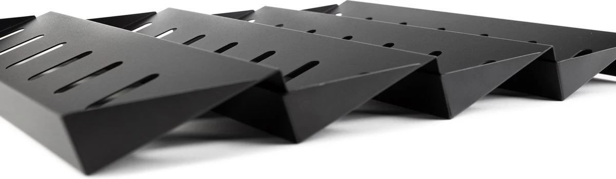 Kruidenrek Lade - Zwart - 4 Laags - Aluminium - Kruidenpotjes Opbergen 10 Kruidenrek Lade - Zwart - 4 Laags - Aluminium - Kruidenpotjes Opbergen - Afbeelding 8