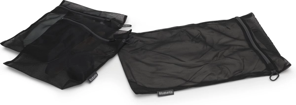 Brabantia Waszakjes In 2 Maten - Set Van 3 - Black 5 Brabantia Waszakjes In 2 Maten - Set Van 3 - Black - Afbeelding 3