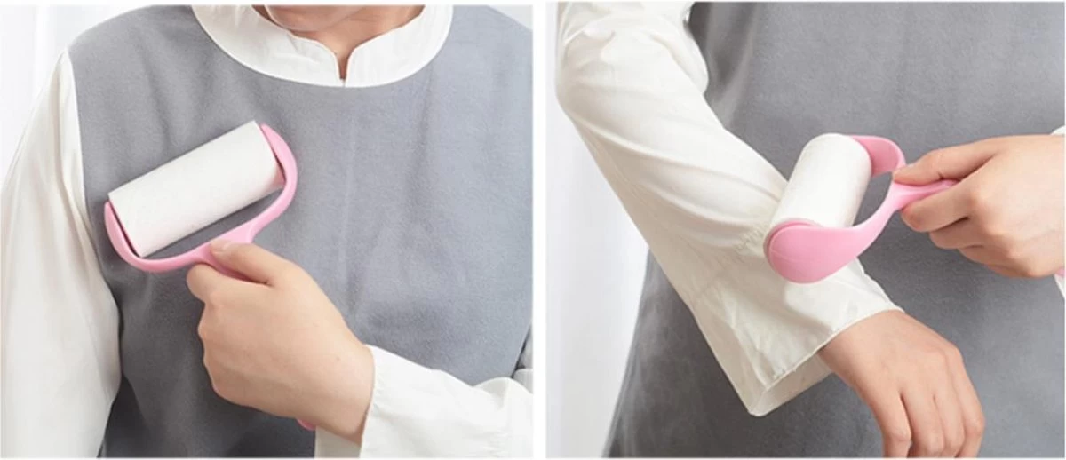 Merkloos Kledingroller - Inclusief 3 Rollen - Huisdierhaar Verwijderaar- Kleefroller - Ontpluizer 5 Merkloos Kledingroller - Inclusief 3 Rollen - Huisdierhaar Verwijderaar- Kleefroller - Ontpluizer - Afbeelding 3