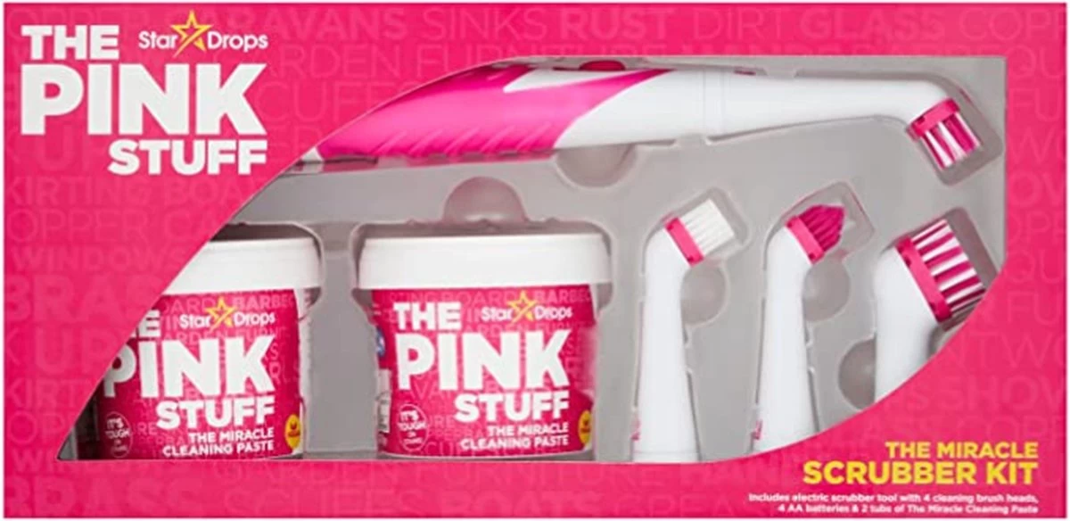 The Pink Stuff The Miracle Schoonmaak Pasta Kit - De Ultieme Beginners Bundel Voor The Pink Stuff - Schoonmaak Set 3 The Pink Stuff The Miracle Schoonmaak Pasta Kit - De Ultieme Beginners Bundel Voor The Pink Stuff - Schoonmaak Set