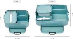 Mepal – Bento Lunchbox Take A Break Large- Inclusief Bento Box – Nordic Blue – Lunchbox Voor Volwassenen 16 Mepal – Bento Lunchbox Take A Break Large- Inclusief Bento Box – Nordic Blue – Lunchbox Voor Volwassenen -Schoonmaakmiddelen 1200x647