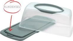 Merkloos Spesely® Pastel Groen Taart Bewaardoos Met Deksel En Inklapbare Handgrepen - Rechthoek - 39x19xH15cm - Vershouddoos - Transparant - Opbergdoos Taart - Taartdoos - Cakedoos - Taartdoos Met Deksel - Boîte à Gâteaux -Schoonmaakmiddelen 1200x678 6