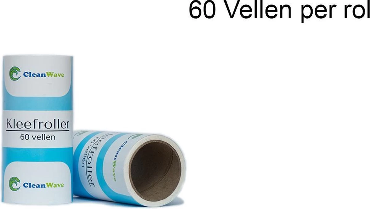 ®CleanWave Kleefroller 360 Zeer Klevende Vellen – Universele Kleefroller Navulling - 6 Rollen - Pluizenroller - Pluizenverwijderaar 4 ®CleanWave Kleefroller 360 Zeer Klevende Vellen – Universele Kleefroller Navulling - 6 Rollen - Pluizenroller - Pluizenverwijderaar - Afbeelding 2
