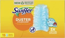 Swiffer Duster Trap & Lock Wisser - Voordeelverpakking 3 X 15 Navullingen -Schoonmaakmiddelen 1200x709 1