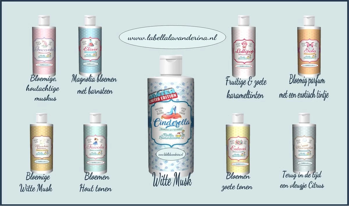 Wasparfum La Bella Lavanderina, Proefpakket 5 Wasparfum La Bella Lavanderina, Proefpakket - Afbeelding 3