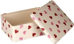 Emma Bridgewater - Vershouddoos - Bewaarblik - Rechthoek - Pink Hearts -Schoonmaakmiddelen 1200x712