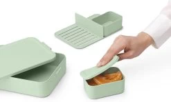 Brabantia Make & Take Bento Lunchbox Incl Bentobox- Large - Kunststof - Jade Green -Schoonmaakmiddelen 1200x718 2