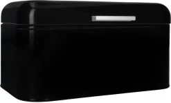 QUVIO Broodtrommel - Brooddoos - Brood Bewaren - Vershouddoos Voor Brood - Brooddoos - Klepdeksel - Scharnierdeksel - Zwart - Ijzer - 9,5 Liter Inhoud - 20 X 30 X 16 Cm -Schoonmaakmiddelen 1200x726 2