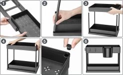 Kruidenrekken, Opslagrekken In De Keuken, 2 Lagen, Naaierrekken Op Het Aanrecht, Voor Organisatoren Van Kruidenrekken, Aardewerk/Opbergrekken Van De Keuken 11 Kruidenrekken, Opslagrekken In De Keuken, 2 Lagen, Naaierrekken Op Het Aanrecht, Voor Organisatoren Van Kruidenrekken, Aardewerk/Opbergrekken Van De Keuken -Schoonmaakmiddelen 1200x732