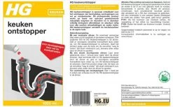 HG Keukenontstopper - 1L - De NR1 Ontstopper - Biologisch Afbreekbaar 9 HG Keukenontstopper - 1L - De NR1 Ontstopper - Biologisch Afbreekbaar -Schoonmaakmiddelen 1200x741