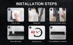 Merkloos Kruidenrek Met Rolhouder, Keuken Organizer, Kruidenrek Met/zonder Boren, Kruidenrek, Wandorganizer Voor Specerijen, Set Van 2 Zwarte Keukenrekken, Kruidenrek Ophangbaar, Wandrek, Staal, Zwart, Keukenrek 13 Merkloos Kruidenrek Met Rolhouder, Keuken Organizer, Kruidenrek Met/zonder Boren, Kruidenrek, Wandorganizer Voor Specerijen, Set Van 2 Zwarte Keukenrekken, Kruidenrek Ophangbaar, Wandrek, Staal, Zwart, Keukenrek -Schoonmaakmiddelen 1200x742 10