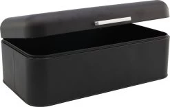 Svenska Living - Broodtrommel - Vershouddoos - Staal - 42x22x16cm - Mat Zwart