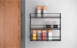 Tomado Metaltex - Pepito Kruidenrek - 3 Etages - Zwart - 36x8x31cm 9 Tomado Metaltex - Pepito Kruidenrek - 3 Etages - Zwart - 36x8x31cm -Schoonmaakmiddelen 1200x756