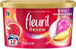 Fleuril Renew Color Caps - Wasmiddel Capsules - Voordeelverpakking - 8 X 12 Wasbeurten 16 Fleuril Renew Color Caps - Wasmiddel Capsules - Voordeelverpakking - 8 X 12 Wasbeurten -Schoonmaakmiddelen 1200x772 1