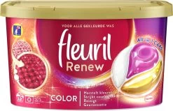 Fleuril Renew Color Caps - Wasmiddel Capsules - Voordeelverpakking - 8 X 12 Wasbeurten 15 Fleuril Renew Color Caps - Wasmiddel Capsules - Voordeelverpakking - 8 X 12 Wasbeurten -Schoonmaakmiddelen 1200x773