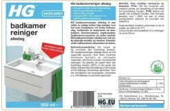 HG Badkamerreiniger Alledag - 500ml - Verwijdert Zeepresten, Huidvetten En Lichte Kalkaanslag -Schoonmaakmiddelen 1200x784 1