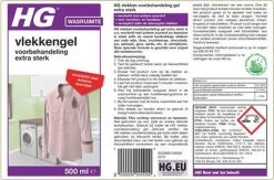 HG Vlekken Voorbehandeling Gel Extra Sterk - 500 Ml - Verwijdert De Allerergste Vlekken = Met Actieve Zuurstof 9 HG Vlekken Voorbehandeling Gel Extra Sterk - 500 Ml - Verwijdert De Allerergste Vlekken = Met Actieve Zuurstof -Schoonmaakmiddelen 1200x790