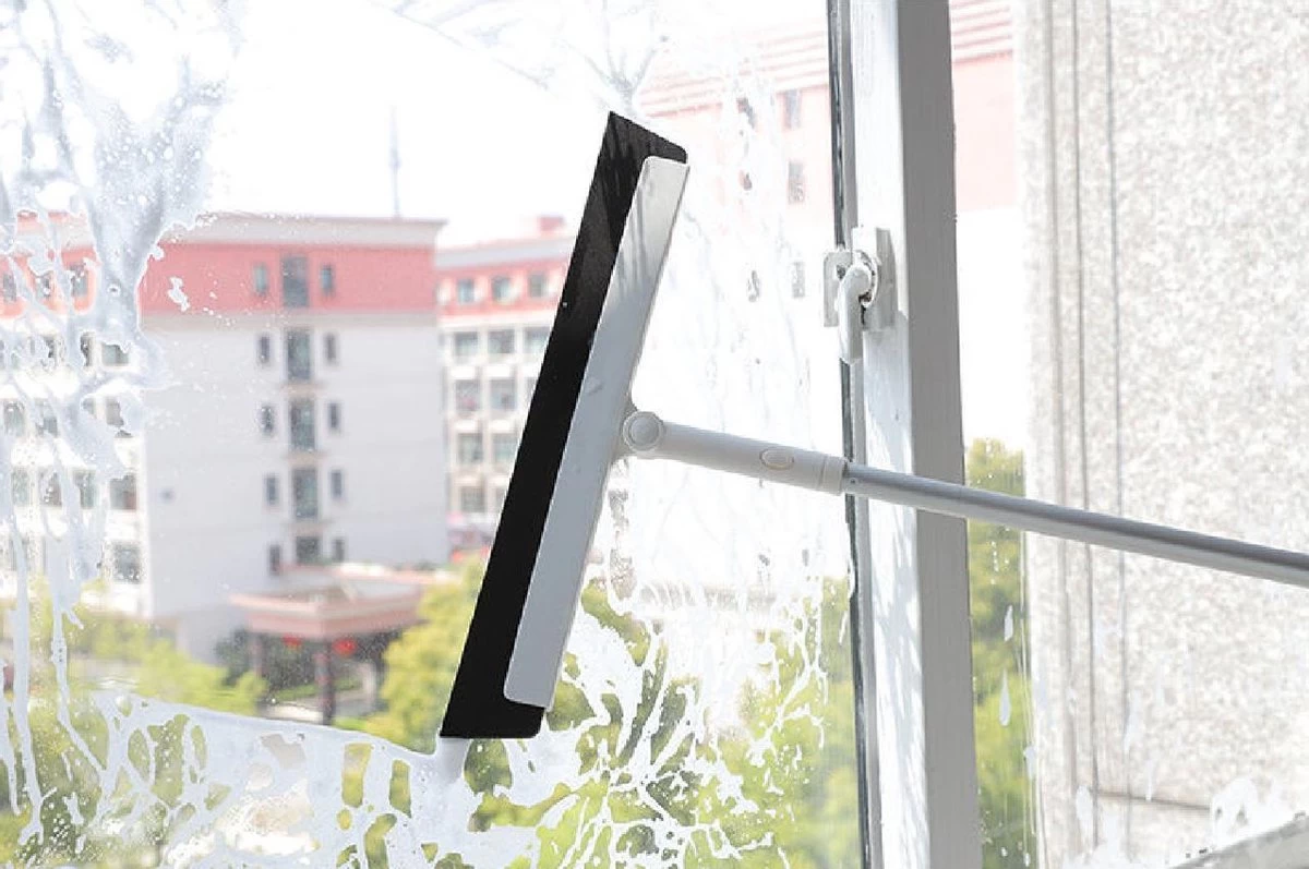 Amenzo® Vloertrekker Met Steel - Vloerwisser - 35 Cm + 120 Cm Steel - Uitschuifbare Aluminium Steel - Badkamer – Trekker - Vloerwisser Wit – Watertrekker 12 Amenzo® Vloertrekker Met Steel - Vloerwisser - 35 Cm + 120 Cm Steel - Uitschuifbare Aluminium Steel - Badkamer – Trekker - Vloerwisser Wit – Watertrekker - Afbeelding 10