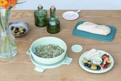 Brabantia Make & Take Salade Lunchbox - 1,3 L - Kunststof - Jade Green -Schoonmaakmiddelen 1200x800 119