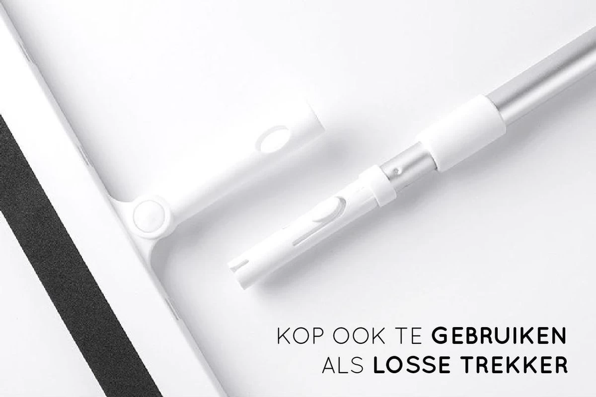 Amenzo® Vloertrekker Met Steel - Vloerwisser - 35 Cm + 120 Cm Steel - Uitschuifbare Aluminium Steel - Badkamer – Trekker - Vloerwisser Wit – Watertrekker 5 Amenzo® Vloertrekker Met Steel - Vloerwisser - 35 Cm + 120 Cm Steel - Uitschuifbare Aluminium Steel - Badkamer – Trekker - Vloerwisser Wit – Watertrekker - Afbeelding 3