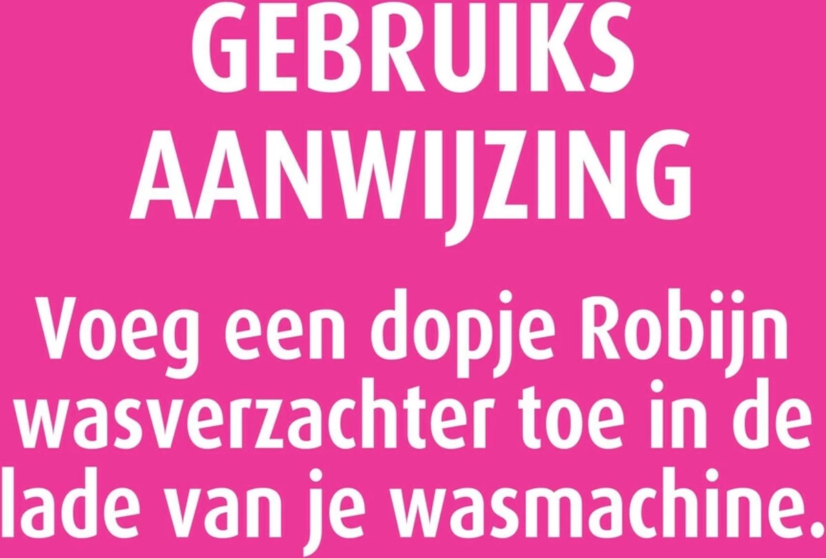 Robijn Pink Sensation Wasverzachter - 240 Wasbeurten - Voordeelverpakking 6 Robijn Pink Sensation Wasverzachter - 240 Wasbeurten - Voordeelverpakking - Afbeelding 4