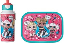Mepal – Lunchset Campus (pu + Lb) – Pop-up Drinkfles En Broodtrommel Voor Kinderen – LOL Suprise – Bento Box – Lekvrij -Schoonmaakmiddelen 1200x812 3