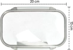 Homra Lunchbox STAQS Grey - Bento Box - 2 Laags Broodtrommel - 3 Compartimenten - Grijs - Lunch To Go - Duurzaam Kunststof - BPA Vrij - 3 Vaks Lunchtrommel Voor Volwassenen - Inclusief Bestek - Magnetron, Diepvries, Vaatwasser Bestendig - Vers Houden -Schoonmaakmiddelen 1200x818 2