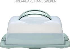 Merkloos Spesely® Pastel Groen Taart Bewaardoos Met Deksel En Inklapbare Handgrepen - Rechthoek - 39x19xH15cm - Vershouddoos - Transparant - Opbergdoos Taart - Taartdoos - Cakedoos - Taartdoos Met Deksel - Boîte à Gâteaux -Schoonmaakmiddelen 1200x834 1