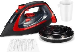 Royalty Line Draadloos Strijkijzer - Krachtig Snoerloos Strijken - Snoerloze Stoomstrijkijzer - Droogstrijkijzer - 2400W - Strijkijzer Met Stoomgenerator - 450ML Watercapaciteit - Rood 16 Royalty Line Draadloos Strijkijzer - Krachtig Snoerloos Strijken - Snoerloze Stoomstrijkijzer - Droogstrijkijzer - 2400W - Strijkijzer Met Stoomgenerator - 450ML Watercapaciteit - Rood -Schoonmaakmiddelen 1200x846 8