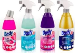 Dasty Keuken+Badkamer Pakket 8 Stuks: WC-gel + Super Antikalk + Ruiten En Oppervlakten + Badkamerreiniger + Afwas Super Ontvettend + RVS- En Inductiekookplatenreiniger + Ruiten En Oppervlakten + Allesreinigende Gel + GRATIS Set Sponzen -Schoonmaakmiddelen 1200x860 25