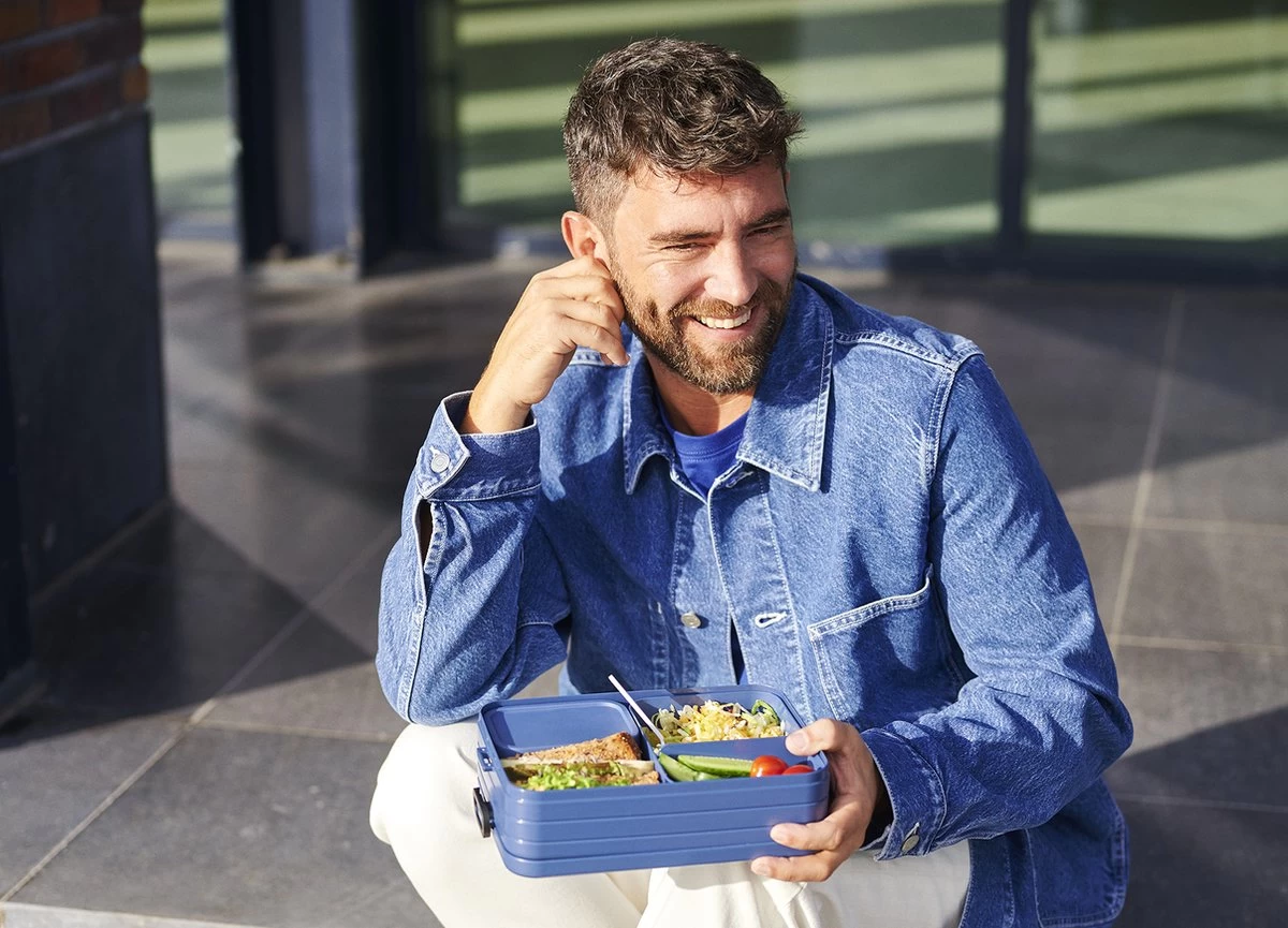 Mepal – Bento Lunchbox Take A Break Large- Inclusief Bento Box – Nordic Blue – Lunchbox Voor Volwassenen 8 Mepal – Bento Lunchbox Take A Break Large- Inclusief Bento Box – Nordic Blue – Lunchbox Voor Volwassenen - Afbeelding 6