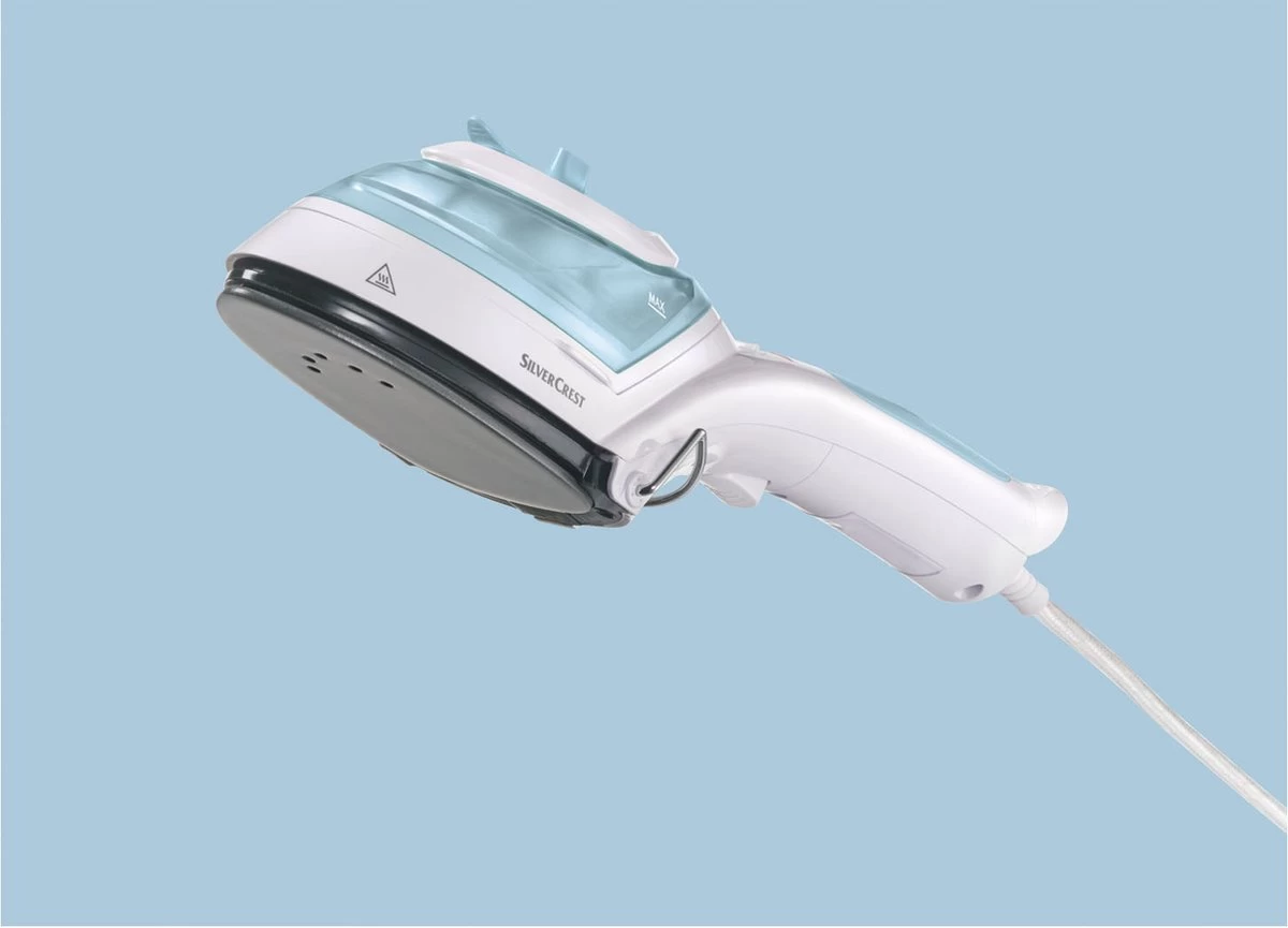 SilverCrest- Stoomborstel- 4 In 1 Strijken, Stomen, Stofborstelen, Pluis Verwijderen- Handstomer Kleding - Stoomreiniger Stoomapparaat Kleding - Garment Steamer- Kleding Stomer- 1000watt- Lichtblauw 8 SilverCrest- Stoomborstel- 4 In 1 Strijken, Stomen, Stofborstelen, Pluis Verwijderen- Handstomer Kleding - Stoomreiniger Stoomapparaat Kleding - Garment Steamer- Kleding Stomer- 1000watt- Lichtblauw - Afbeelding 6