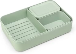 Brabantia Make & Take Bento Lunchbox Incl Bentobox- Large - Kunststof - Jade Green -Schoonmaakmiddelen 1200x867 2