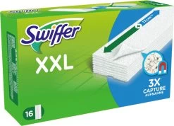 Swiffer Vloerreiniger XXL Droge Doekjes - Voordeelverpakking 6 X 16 Navullingen -Schoonmaakmiddelen 1200x867